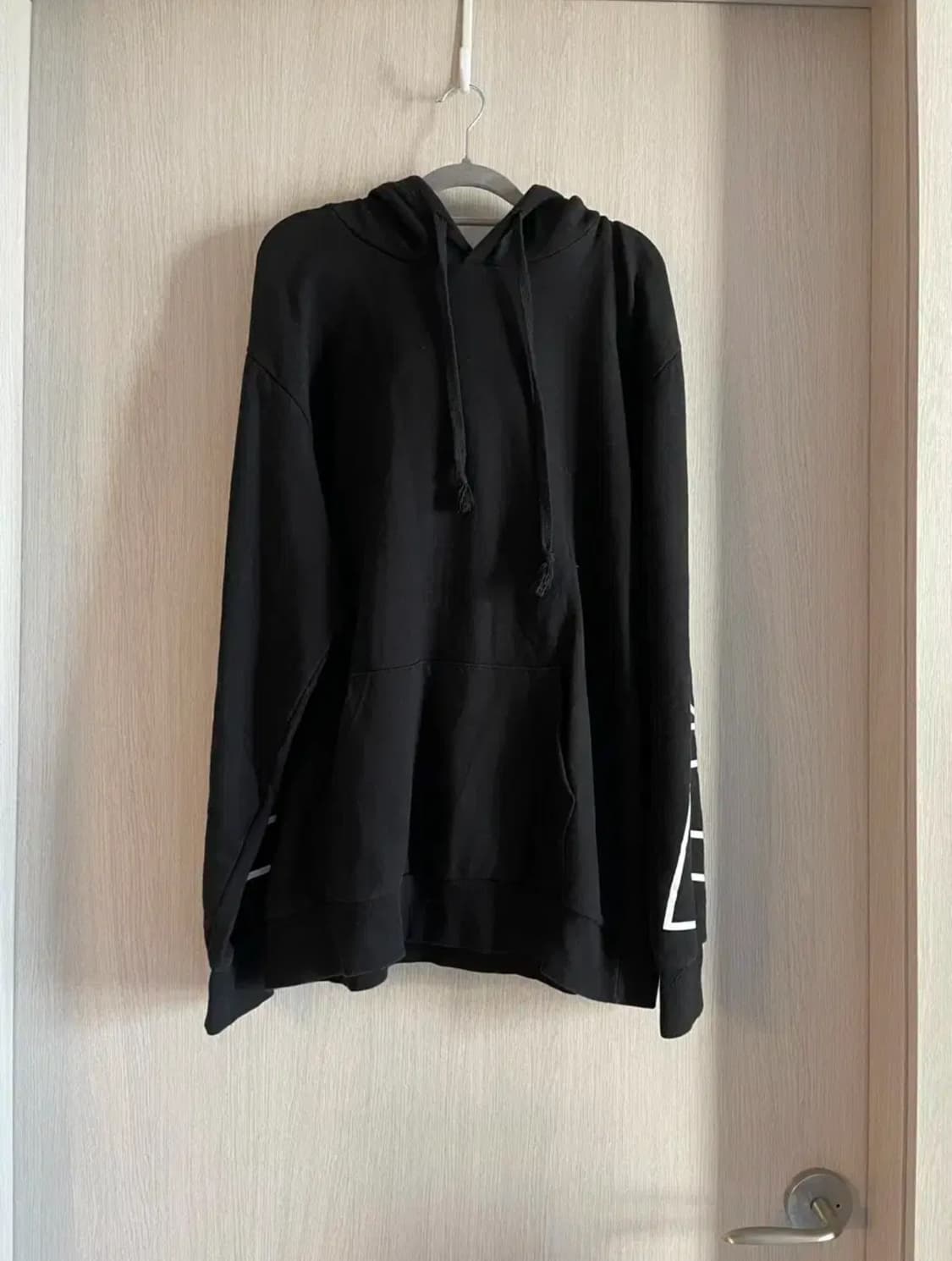 Human made 휴먼메이드 검정색 후드티 프린팅 상품이미지1