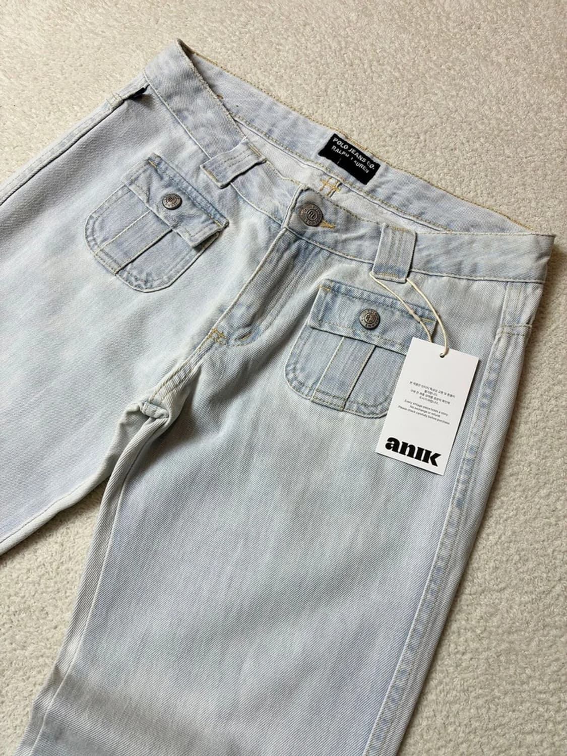 폴로진스 유틸리티 세미 부츠컷 데님 팬츠 PN6514 상품이미지2