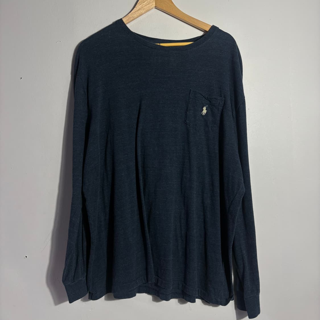 폴로랄프로렌 포켓 로고 네이비 긴팔 티셔츠 (무료배송) 상품이미지1