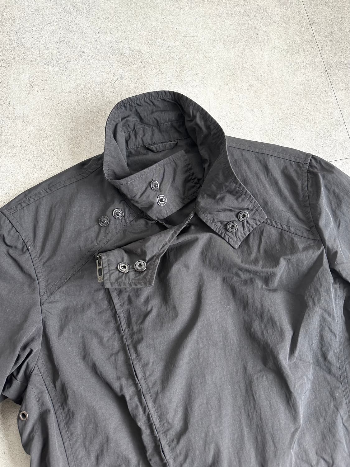 조르지오 알마니 아카이브 하이넥 왁스코팅 테크 자켓 상품이미지3