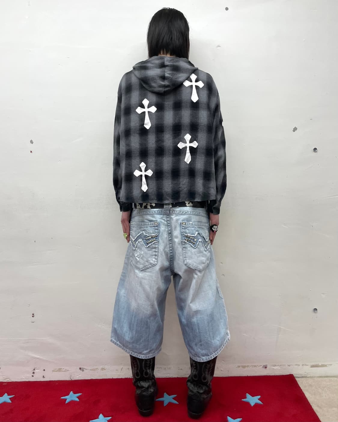 cross-checked hoodie shirt  상품이미지6