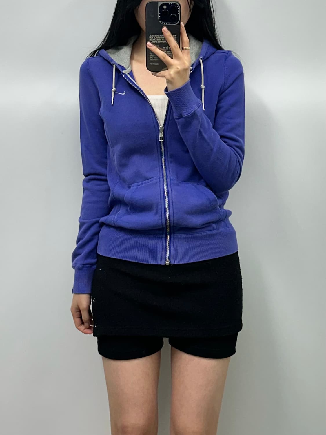 00s 나이키 스우시 블루 후드티 상품이미지1
