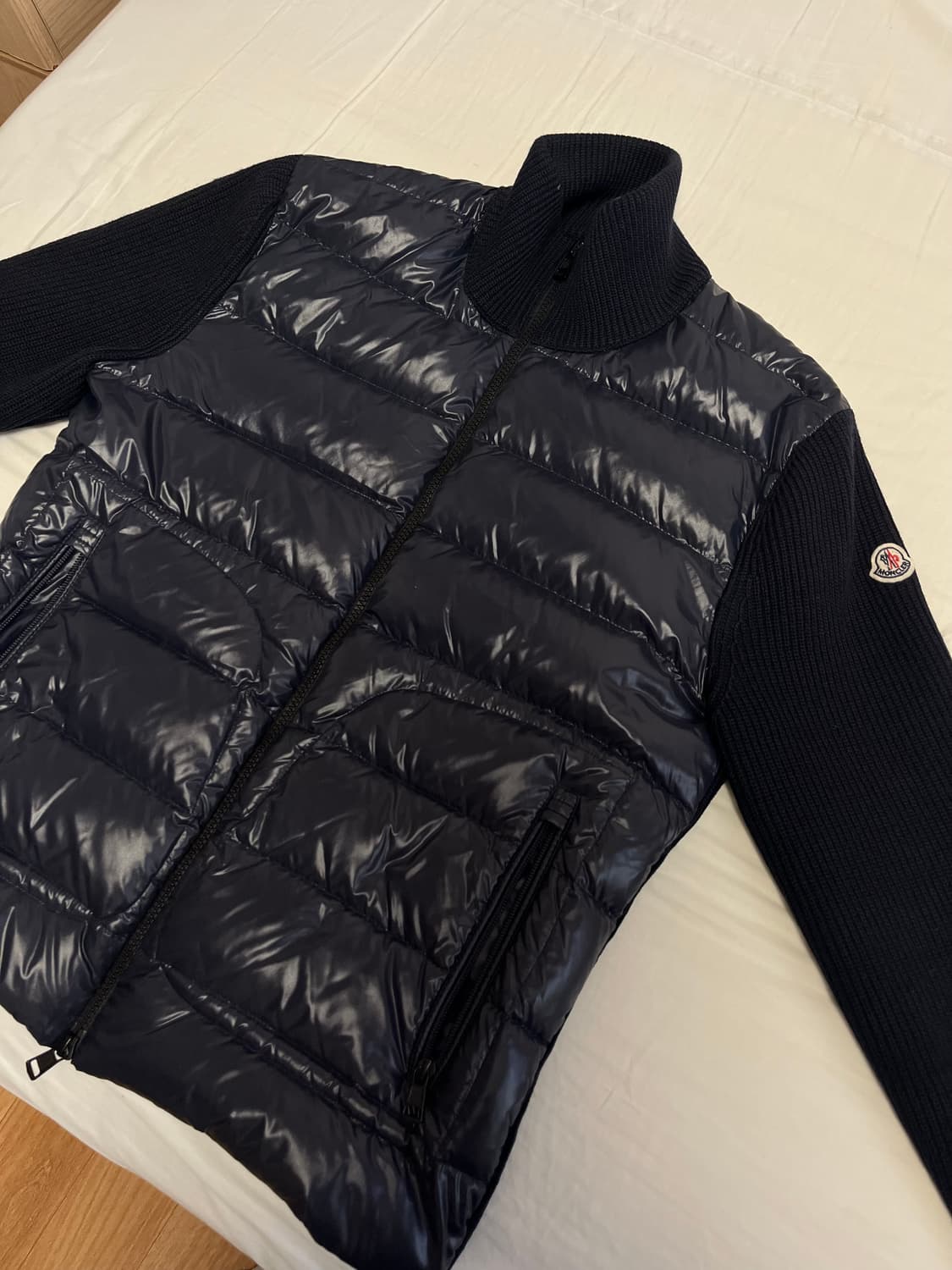 몽클레어 삼선 니트패딩 m 상품이미지2