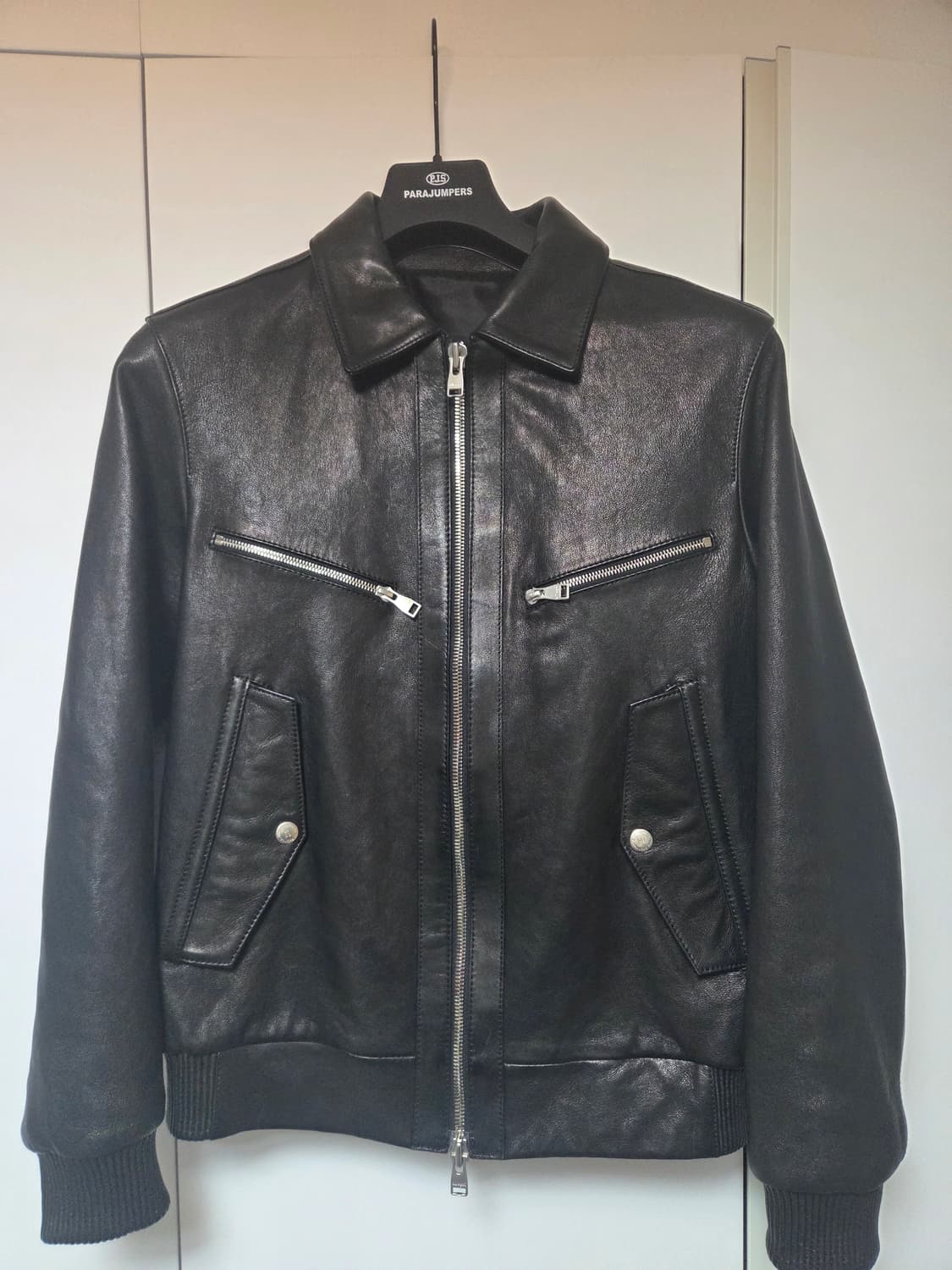 알레그리 올 레더 자켓 상태최상 a로고 상품이미지1