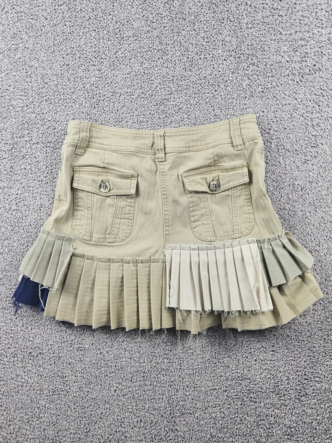 빈티지 리빌딩 리워크 커스텀 레이어 스커트 ( OS ) / 9029 상품이미지6