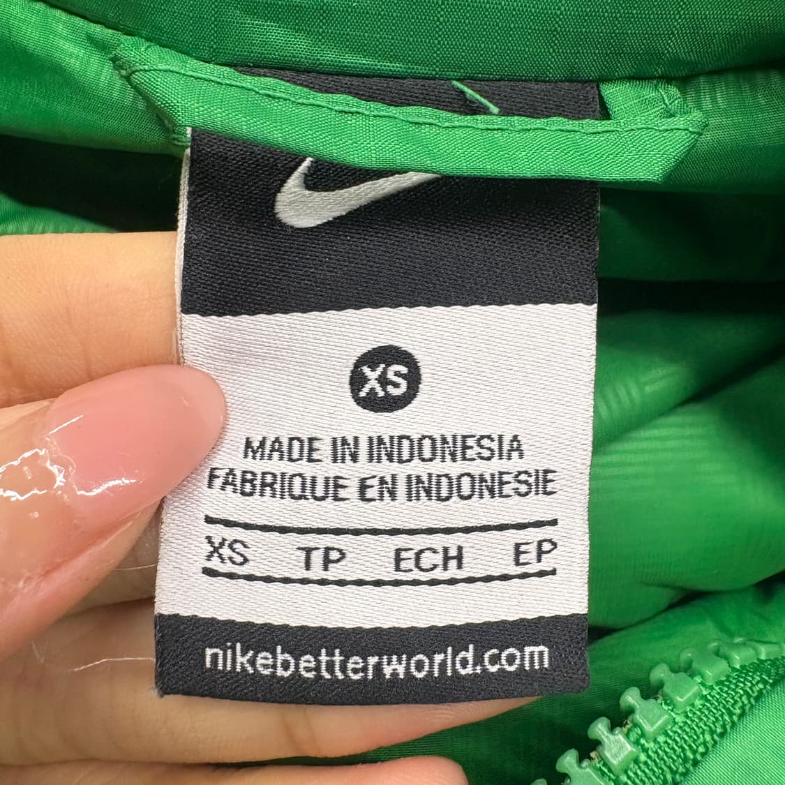 [정품/85,xs] 나이키 셀틱 FC 그린 패딩 점퍼 b18 상품이미지5