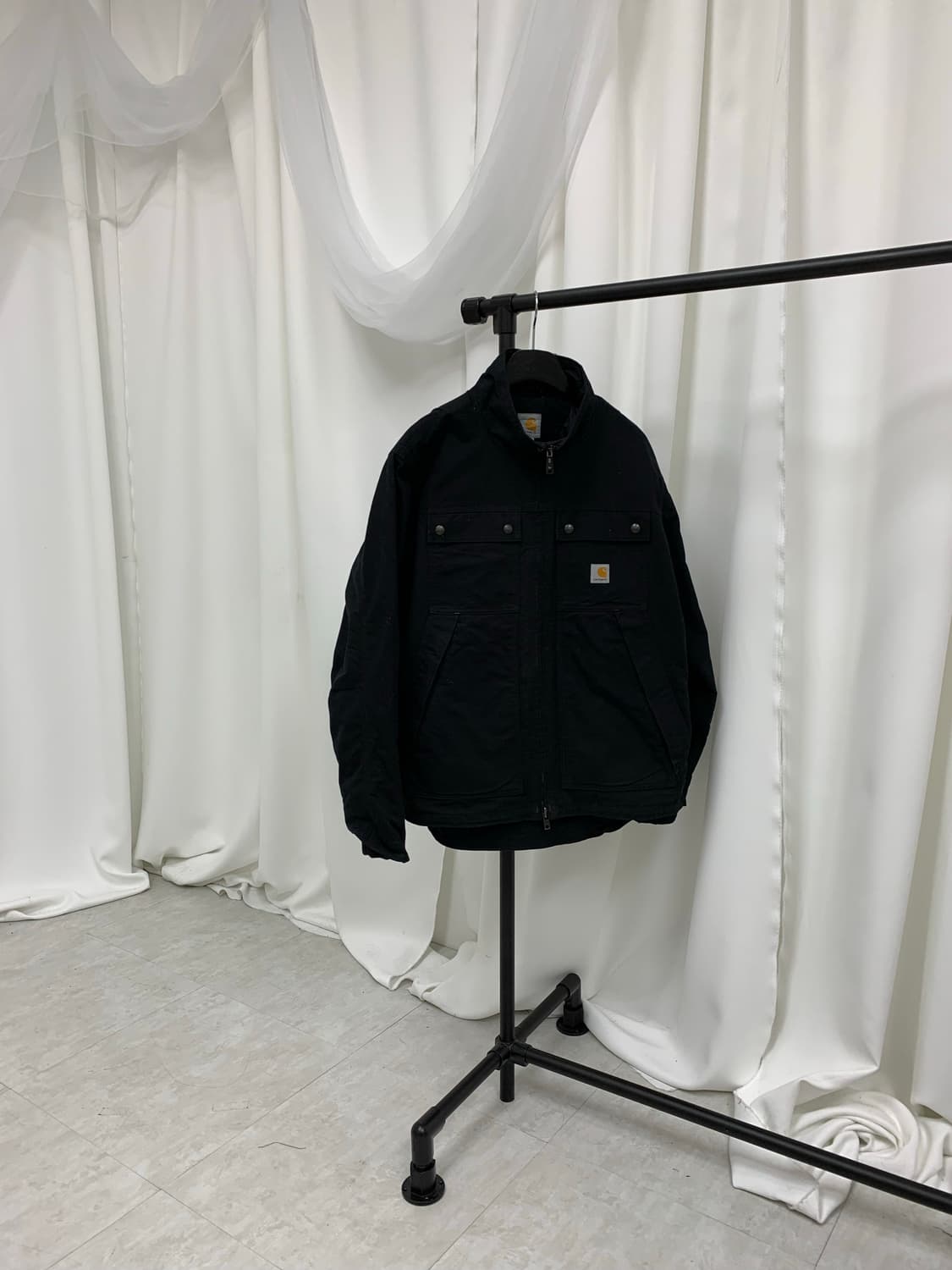 칼하트 블랙 워크 자켓 상품이미지2