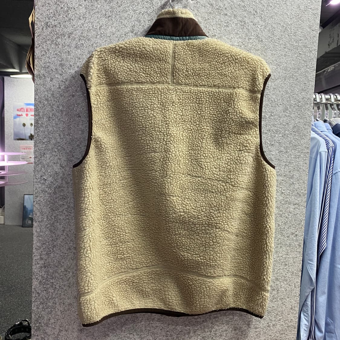 파타고니아 베이지 플리스 베스트 B3130 상품이미지5