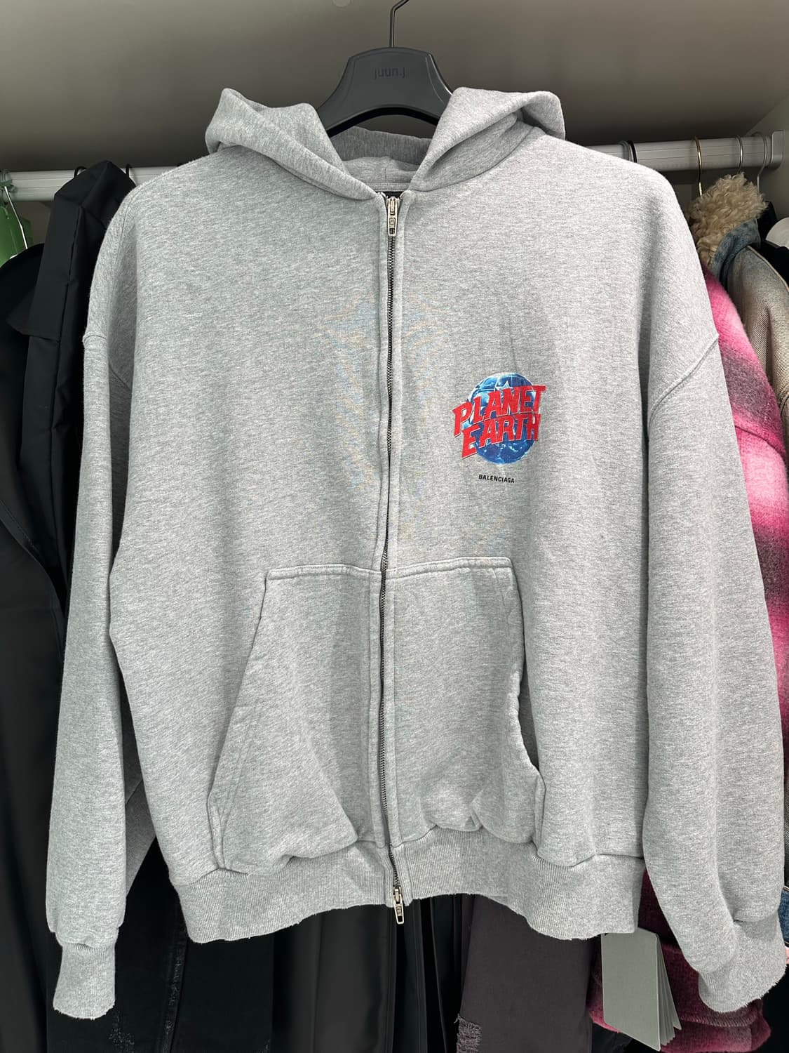 발렌시아가 플래닛 후드 집업 m 사이즈 상품이미지1