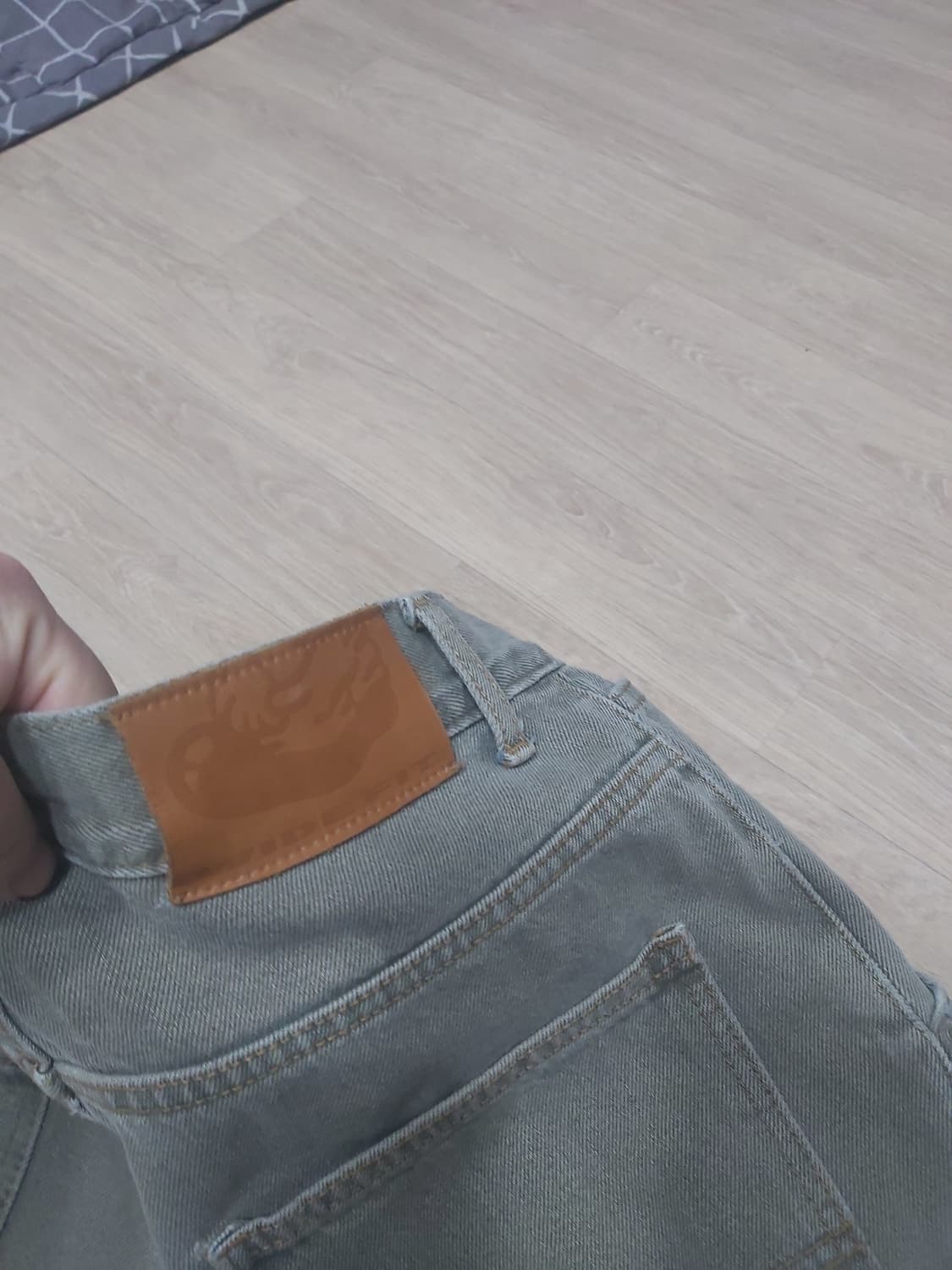 위캔더스 DRAGGY WORK PANTS (OLIVE) 워크팬츠 카팬터 상품이미지5