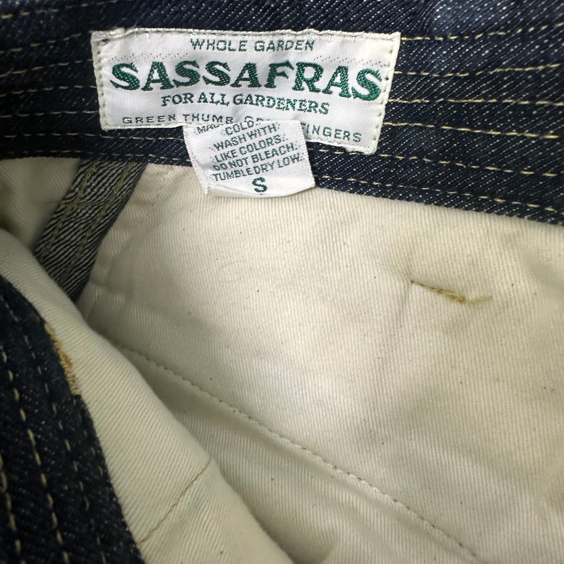 Sassafras 사사프라스 데님 청바지 팬츠 S 상품이미지5