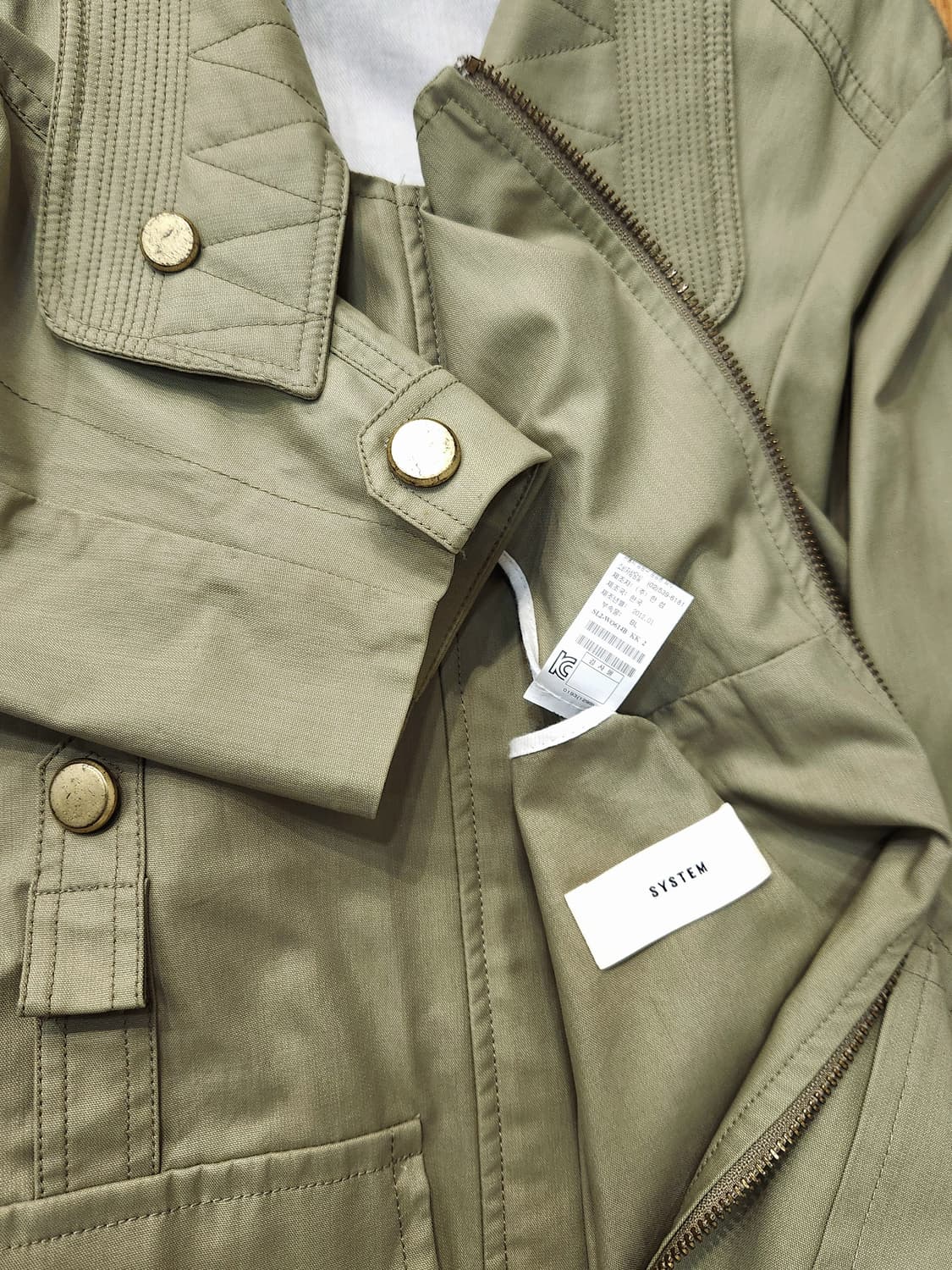 한섬 시스템 야상 자켓 상품이미지8