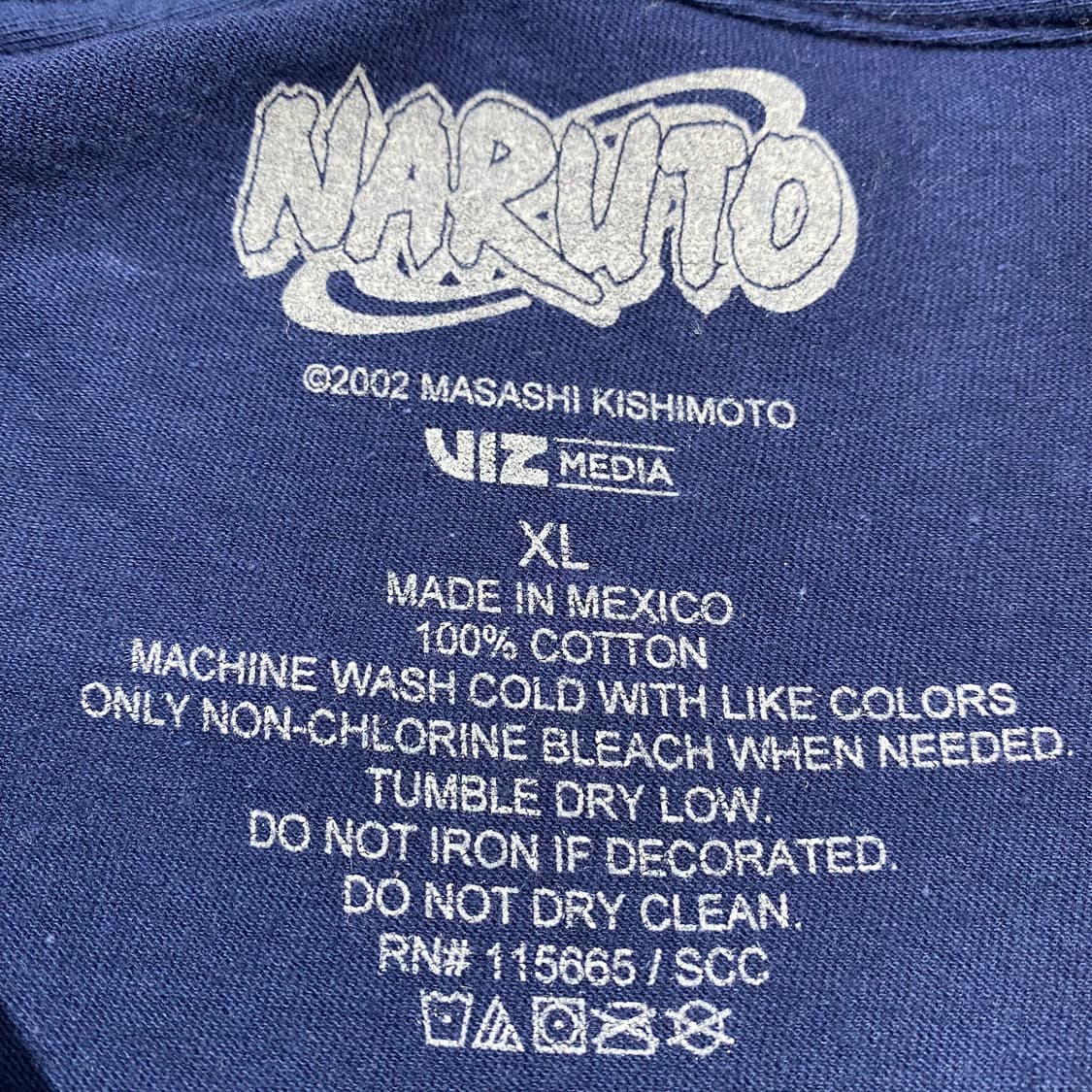 나루토 사스케 오피셜 애니메이션 티셔츠 상품이미지3
