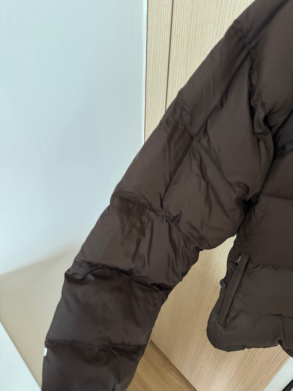 노스페이스 브라운 눕시 켄달 제너 상품이미지4