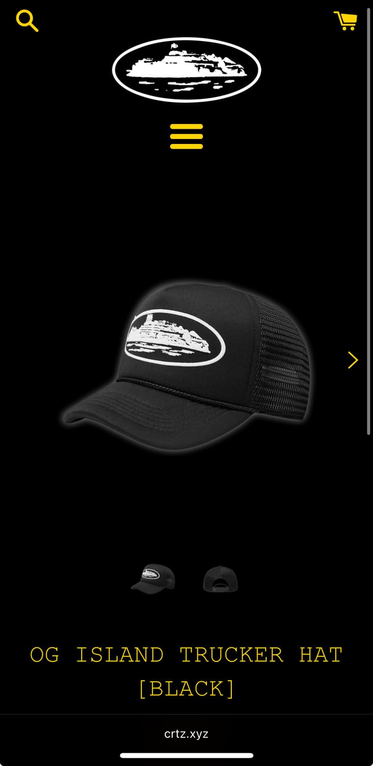 OG ISLAND TRUCKER HAT [BLACK] 상품이미지1