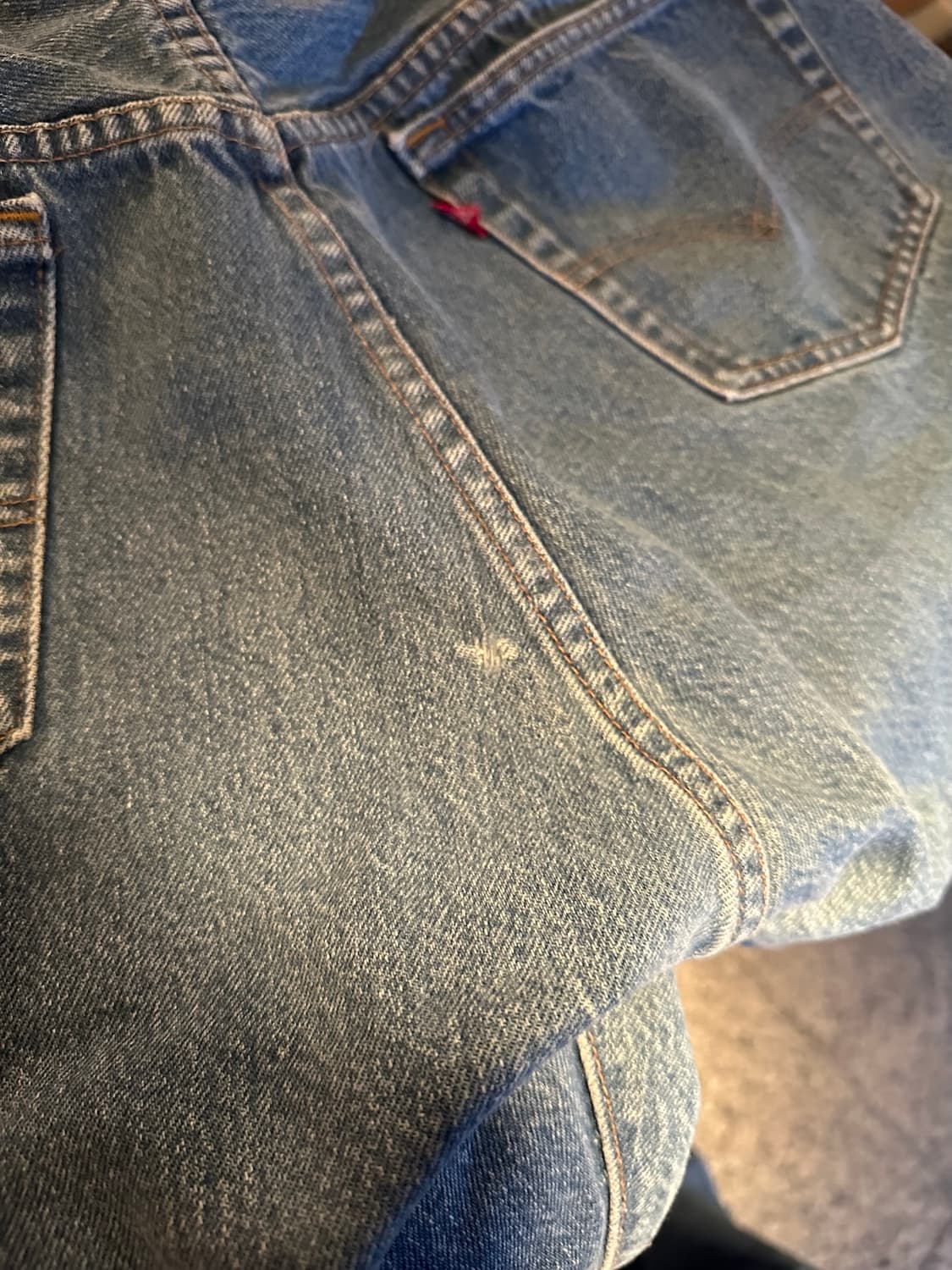 80s USA 빈티지 리바이스 501 이행기 데님 팬츠 상품이미지7