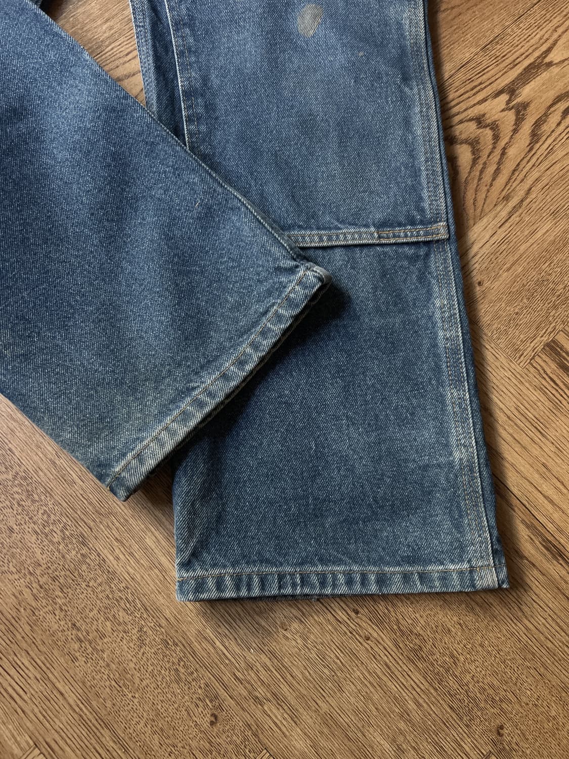 [34]칼하트 USA 빈티지 페이딩 더블니 워크 데님 팬츠 상품이미지8