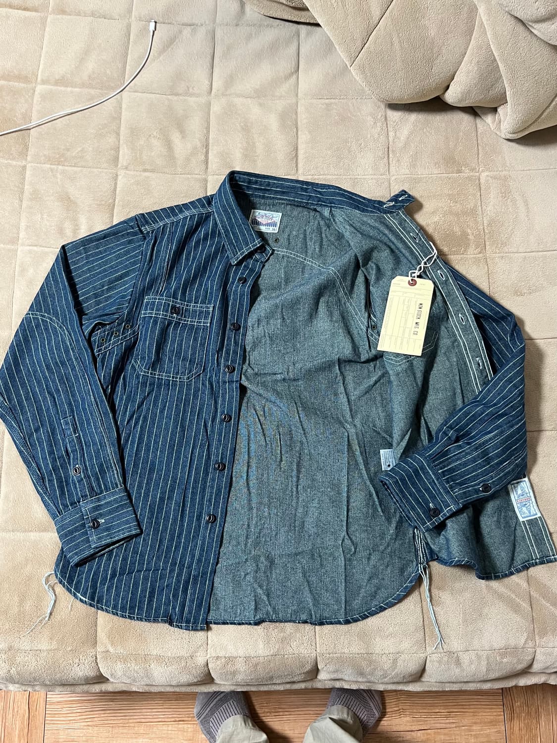 브론슨 와바시 데님셔츠 상품이미지1