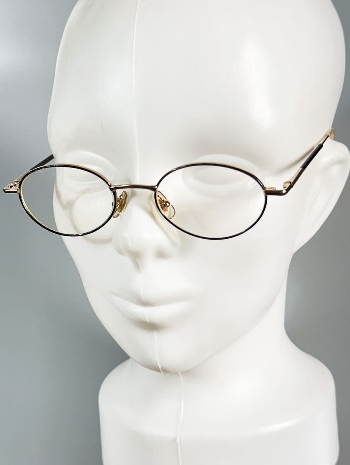 90s PLUS 슬림 오벌 메탈 프레임 빈티지 안경 상품이미지8
