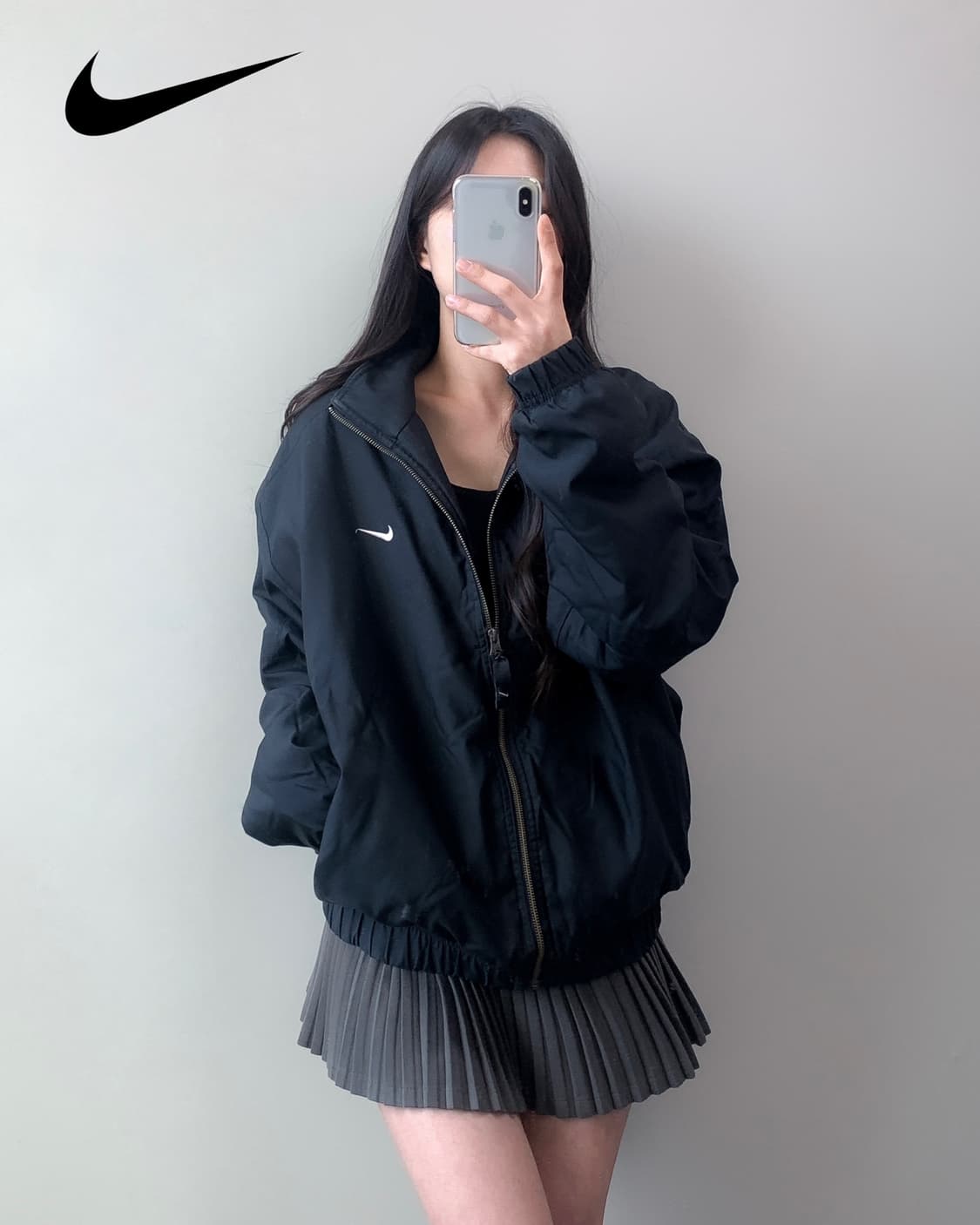 나이키 NRG 솔로스우시 사틴 봄버 자켓 상품이미지2