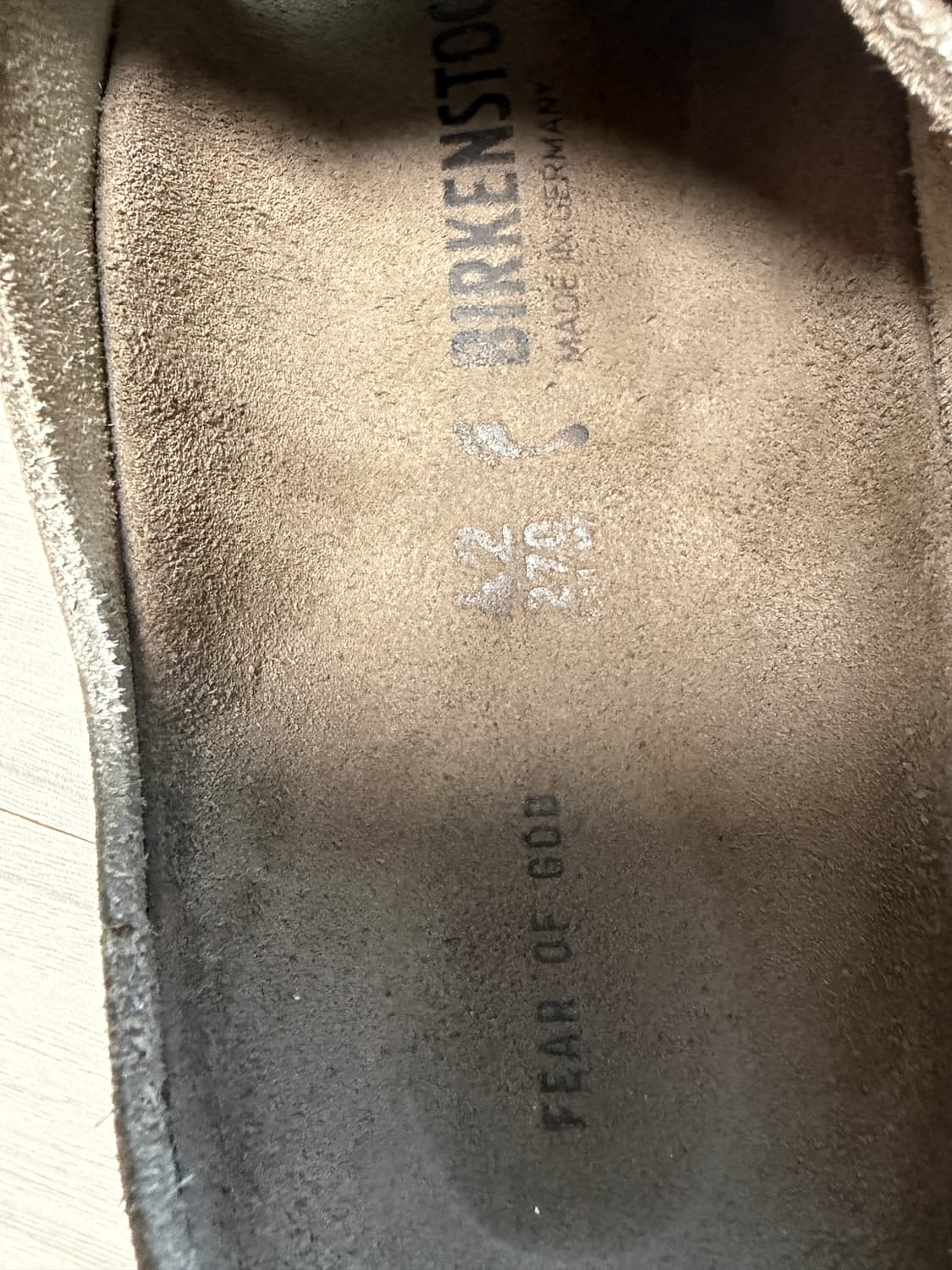 버켄스탁 피어오브갓(FOG)270mm(IT42) 상품이미지3