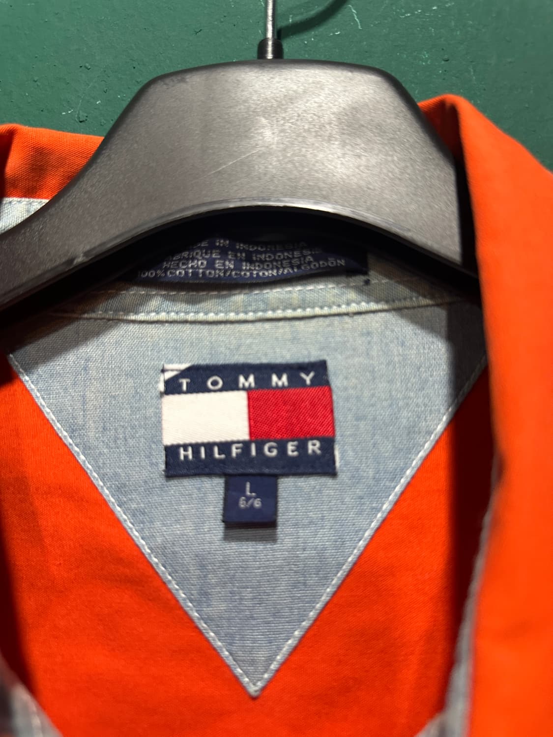 타미 빅로고 셔츠자켓 110사이즈 상품이미지3