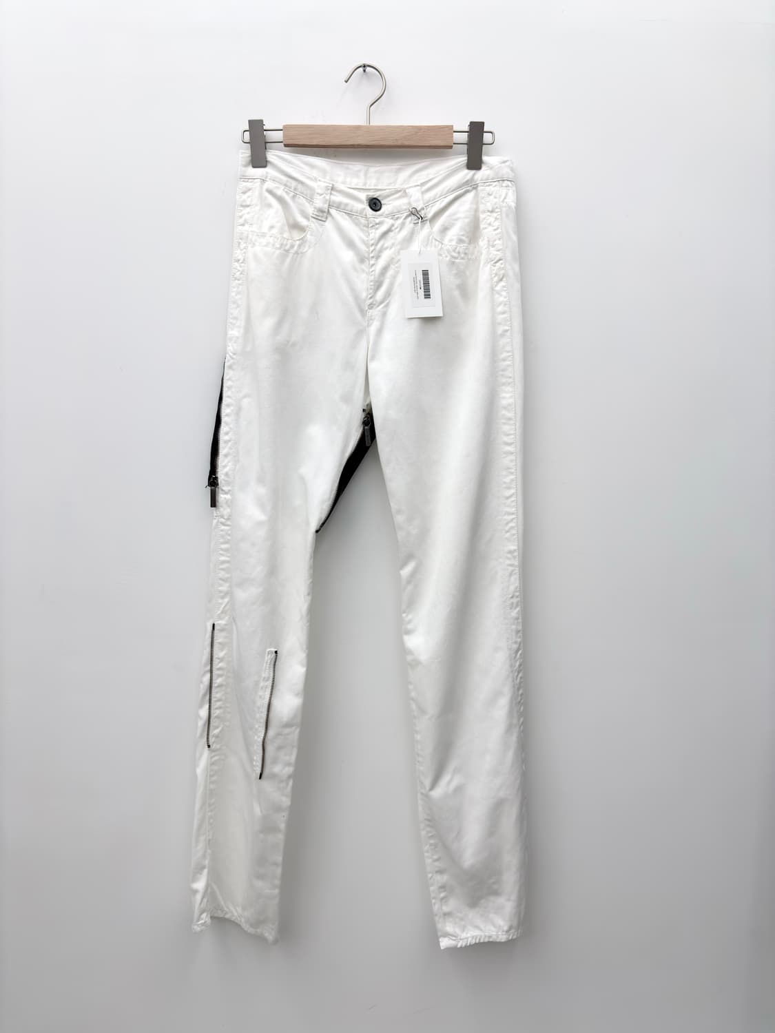 LEATHER PATCH ZIP PANTS 상품이미지1