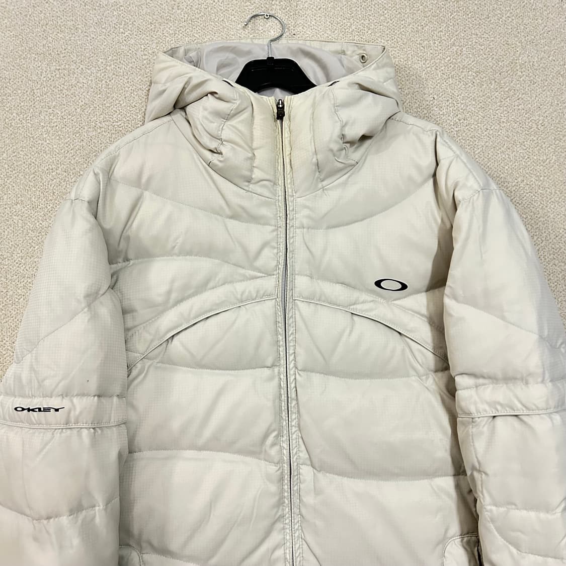 (M) 00s 오클리 아카이브 피스 다운자켓 후드 100 상품이미지4