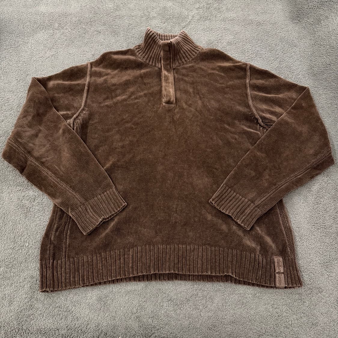 [ 정품/L ] 말보로 클래식 빈티지 하프집업 코듀로이 긴팔 니트 상품이미지3