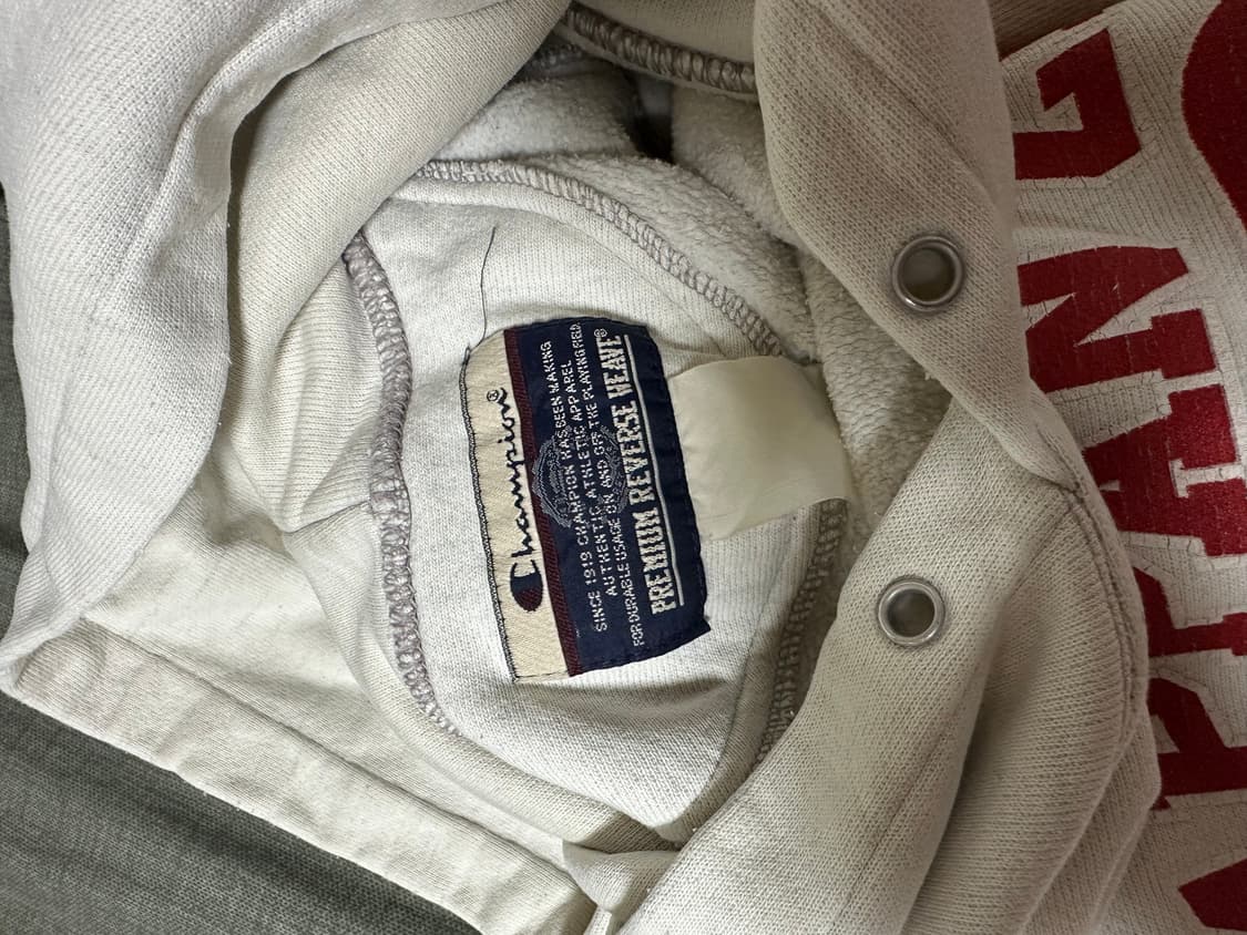 챔피온 리버스위브 후드티 멜란지 상품이미지6