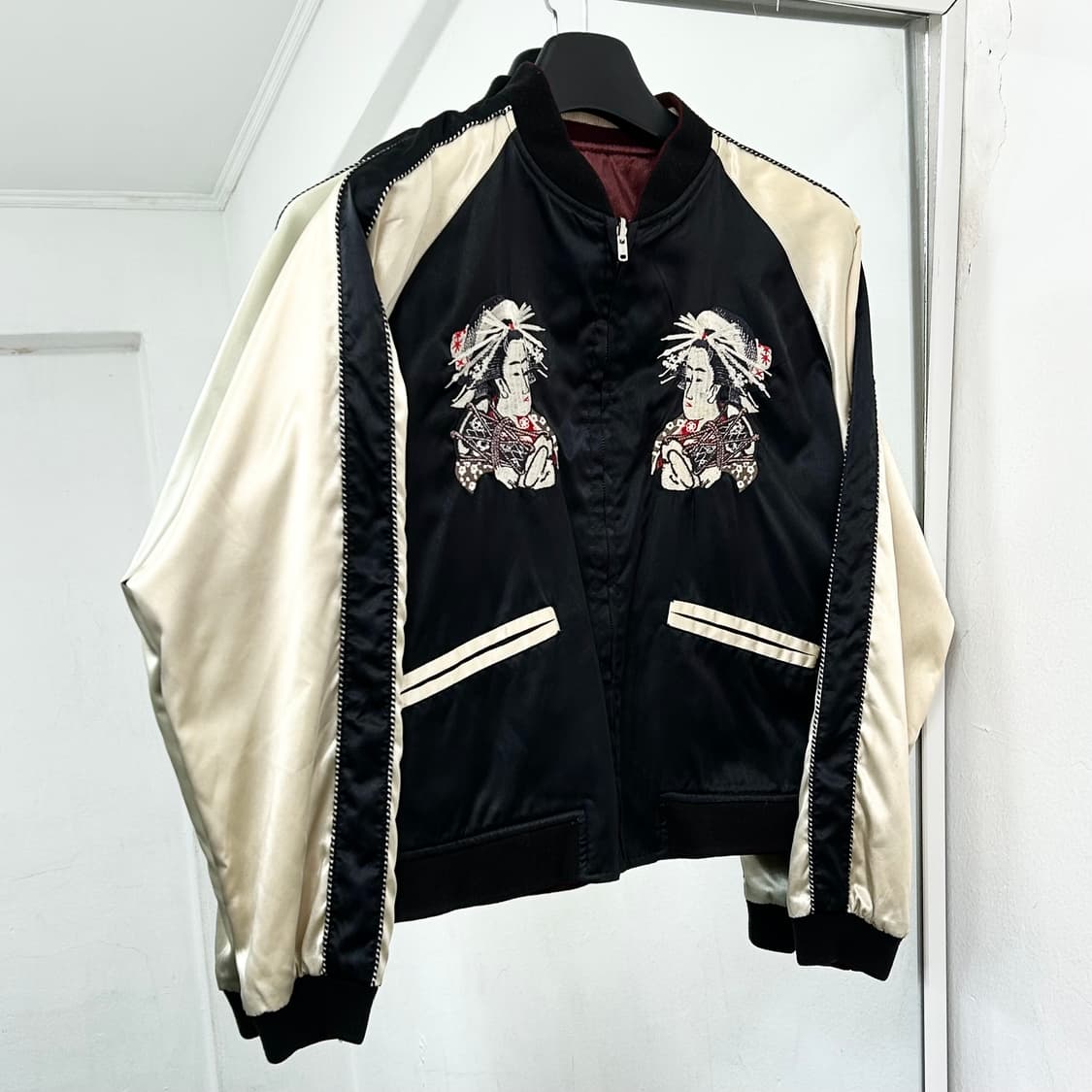 호시히메 리버시블 자수 스카쟌 자켓 상품이미지8