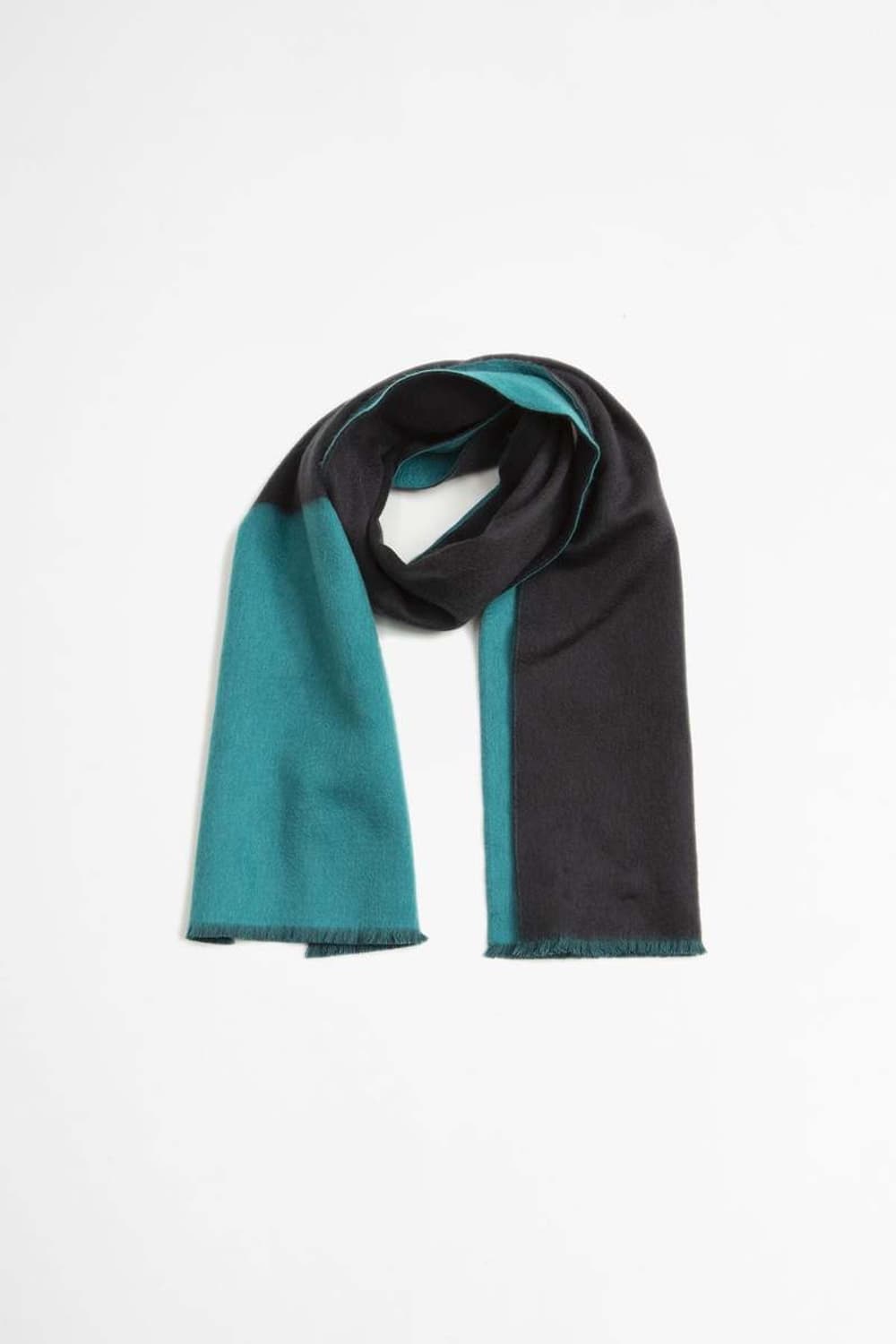 베그앤코 ALFORD 캐시미어 스카프 머플러 GRANITE/TEAL 상품이미지1