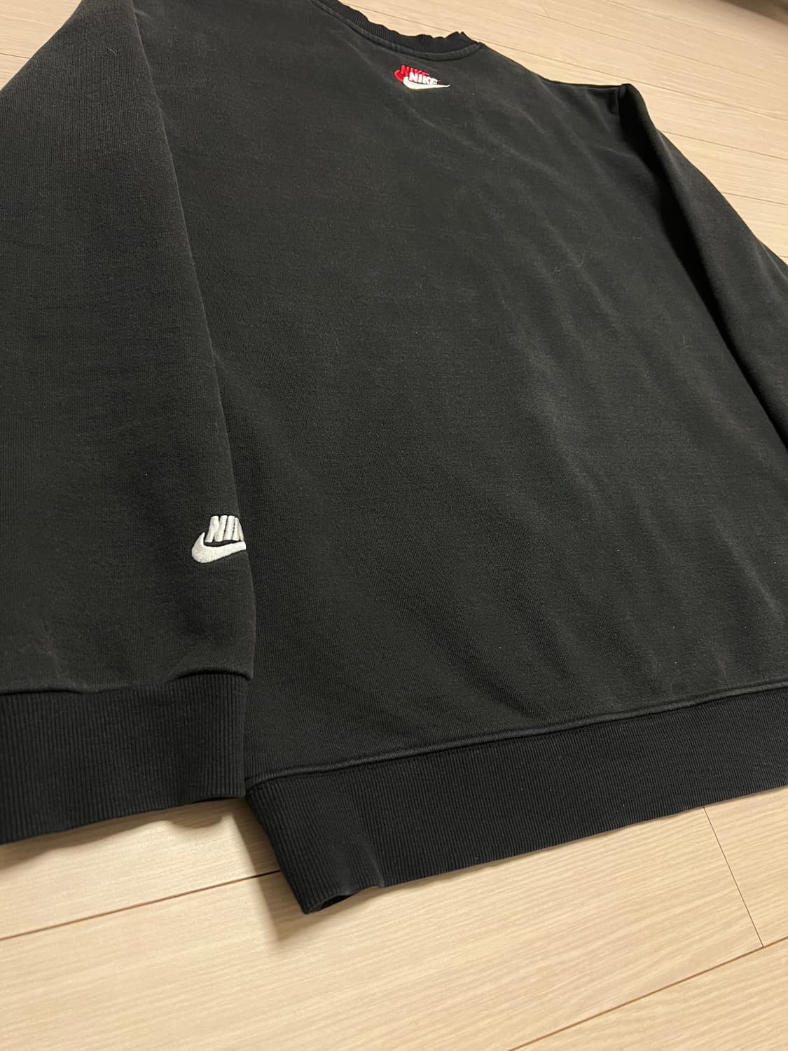 나이키 멀티 스우시 자수 맨투맨 블랙 / XXL 상품이미지7