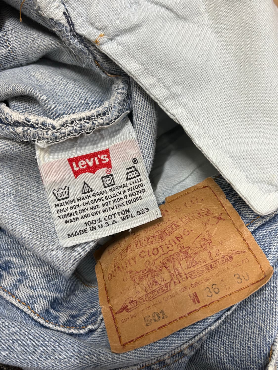 90s Levi’s usa 501 연청 상품이미지8