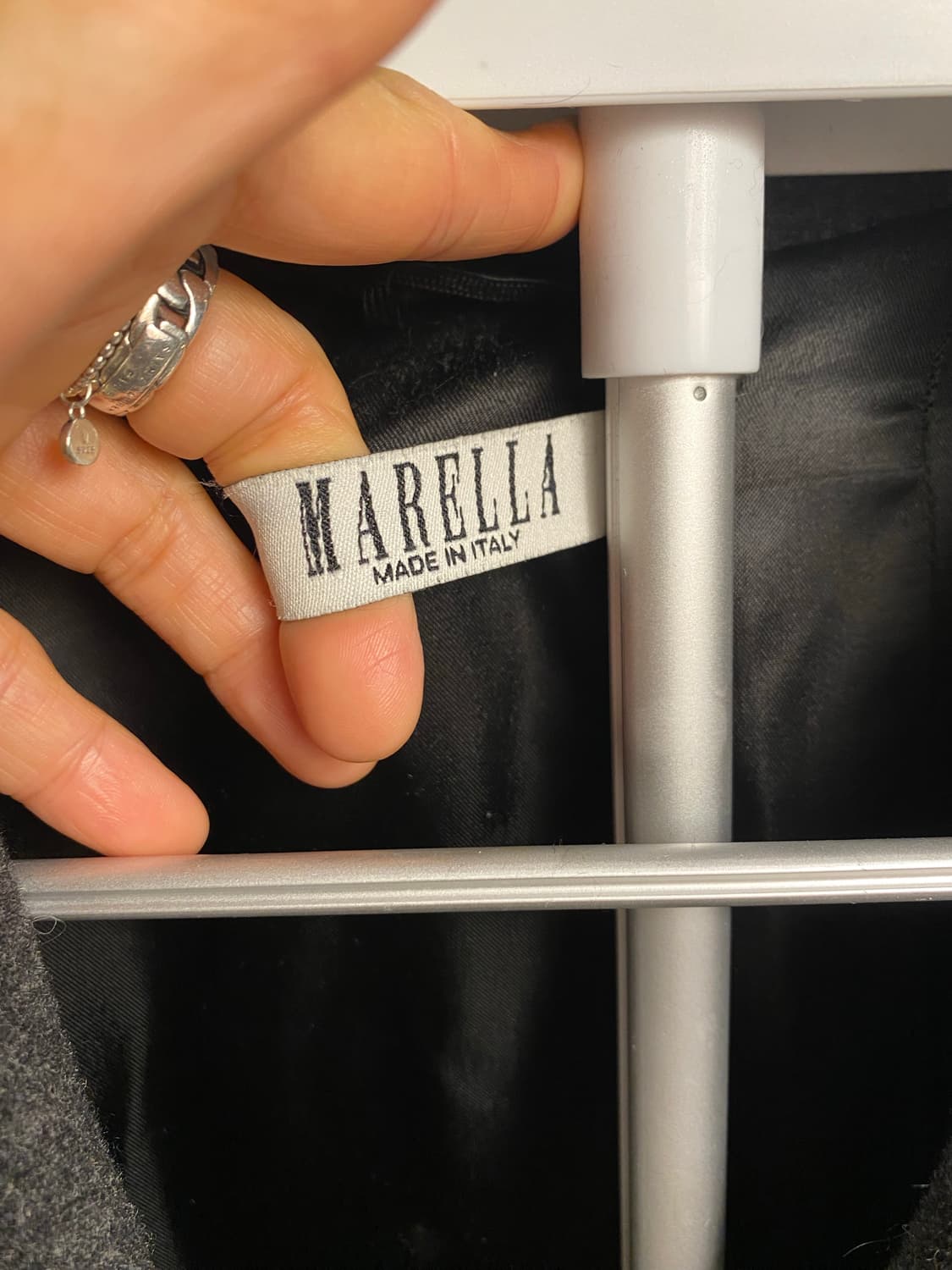 라나버진울 앙고라 진그레이  모 롱코트 상품이미지8