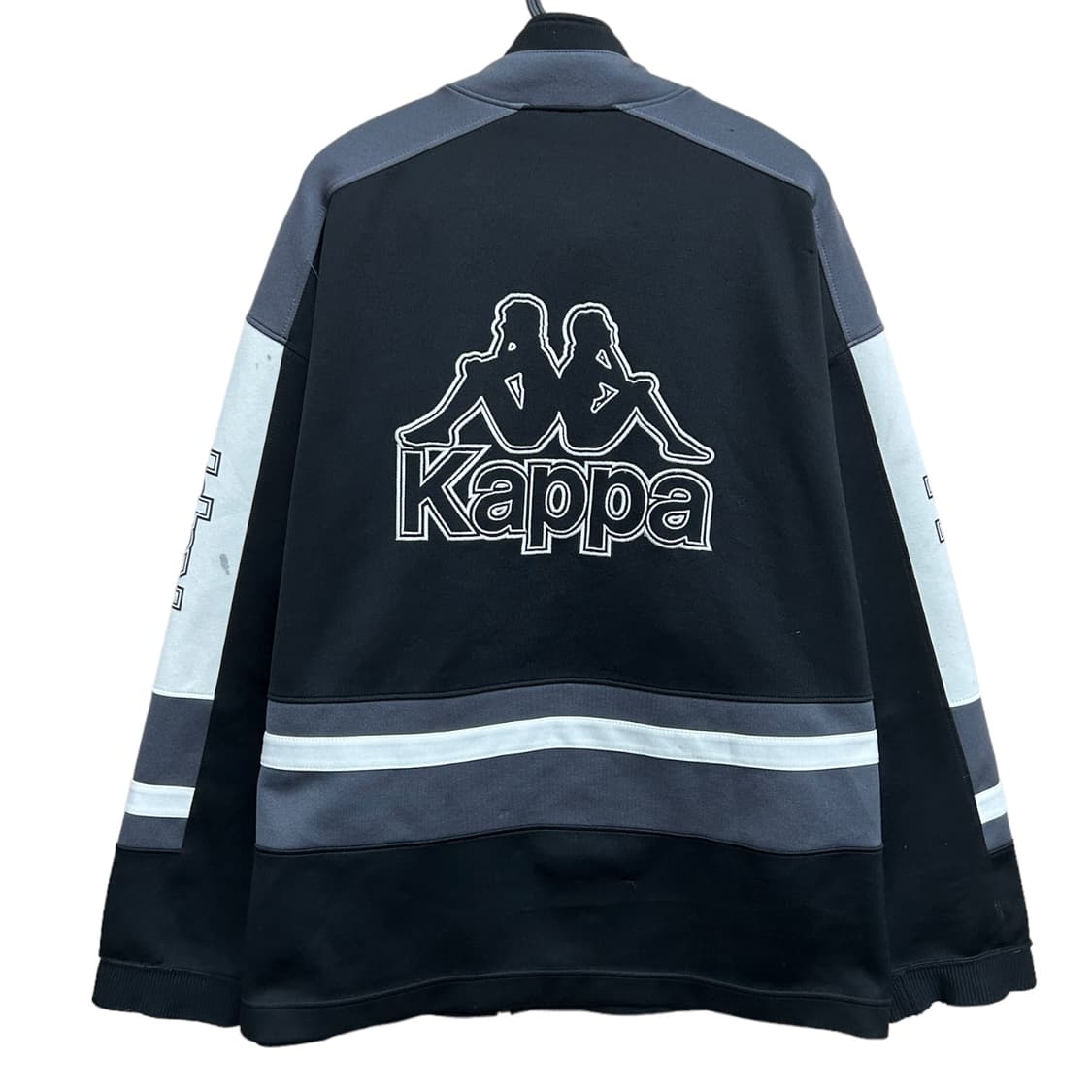 카파 블랙 그레이 백로고 져지 XL 상품이미지7