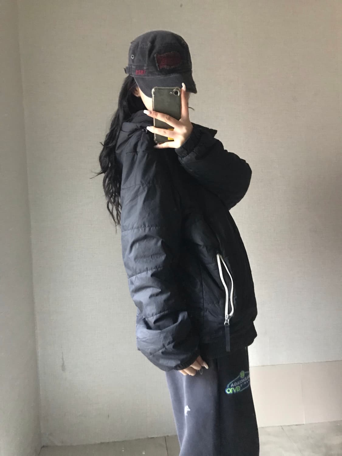 나이키 블랙 패딩 상품이미지5