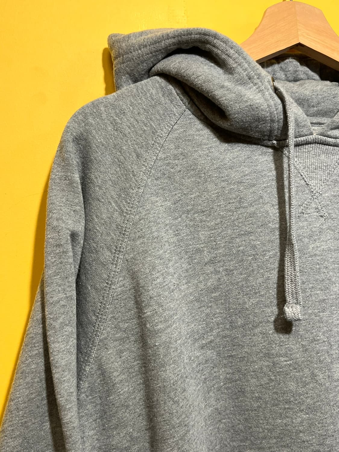 10s [XL] 러셀 프리미엄 플리스 그레이 포켓 후드 상품이미지3