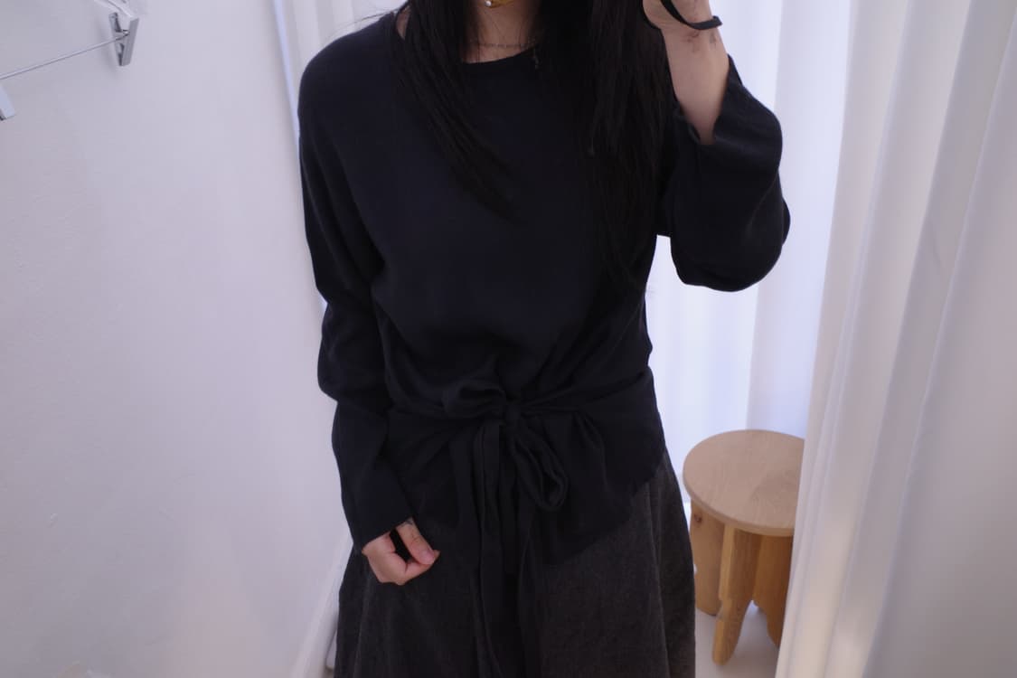 90s Ribbon top 상품이미지4