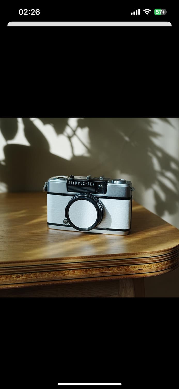 올림푸스 펜 PEN EE-3 하프 필름 카메라 희귀 (화이트) 작례o 상품이미지2