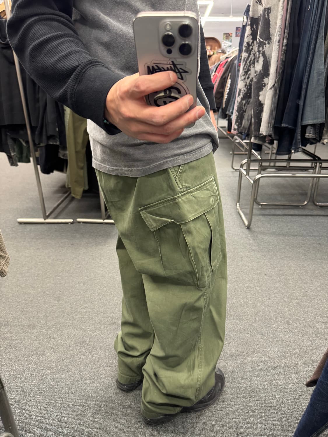 XL)CAB Clothing 빈티지 미군 M-1943 필드 트라우저 상품이미지1