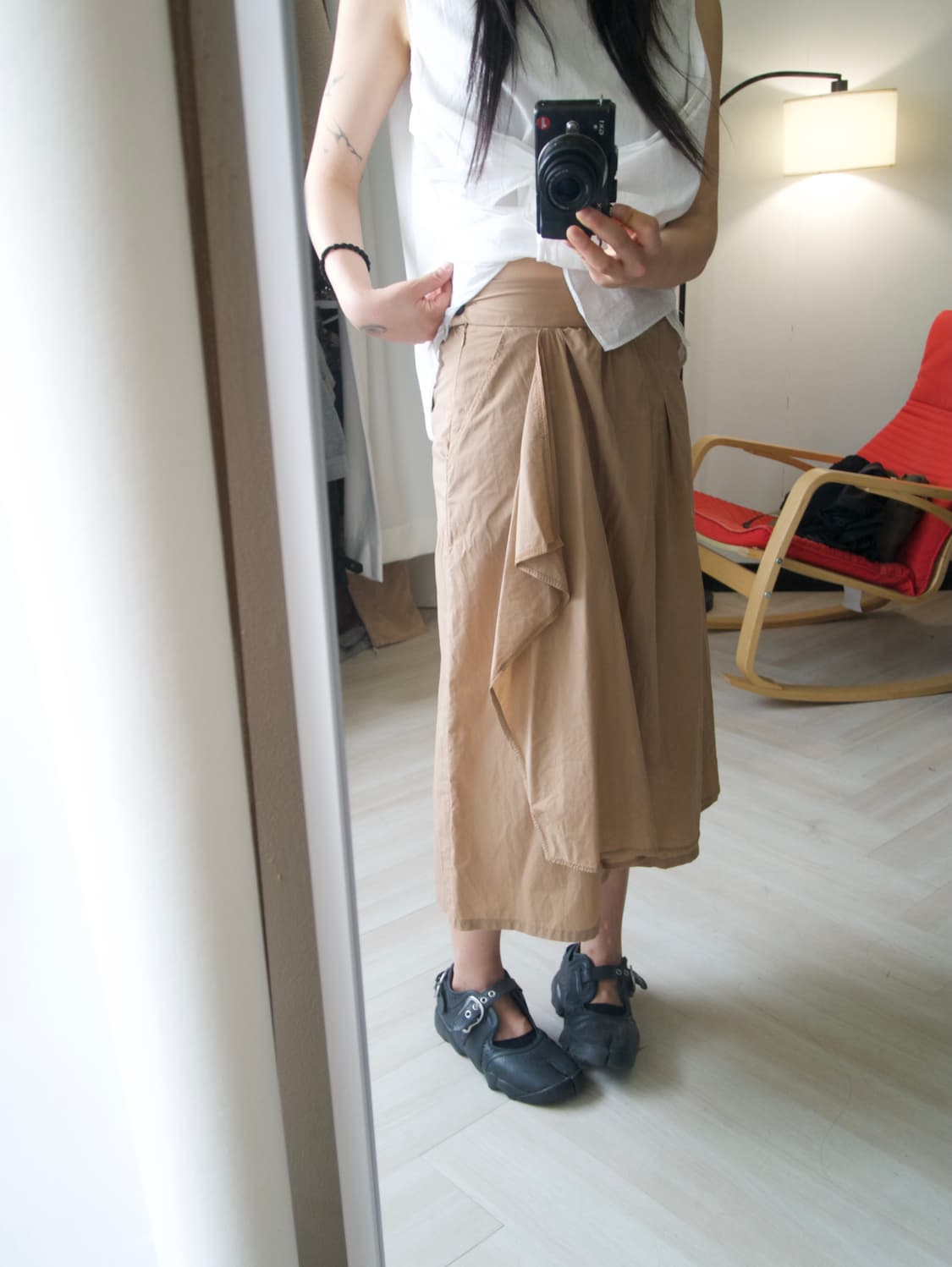 drape skirt pants 상품이미지1