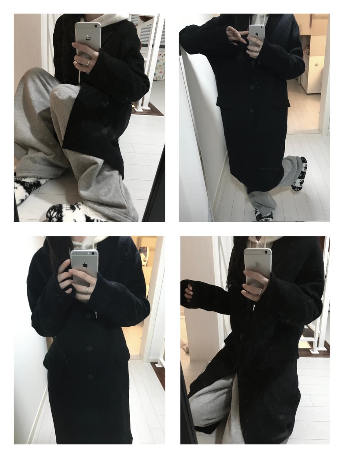 블랙 코트 ( 8Seconds / 에잇세컨즈 ) 상품이미지1