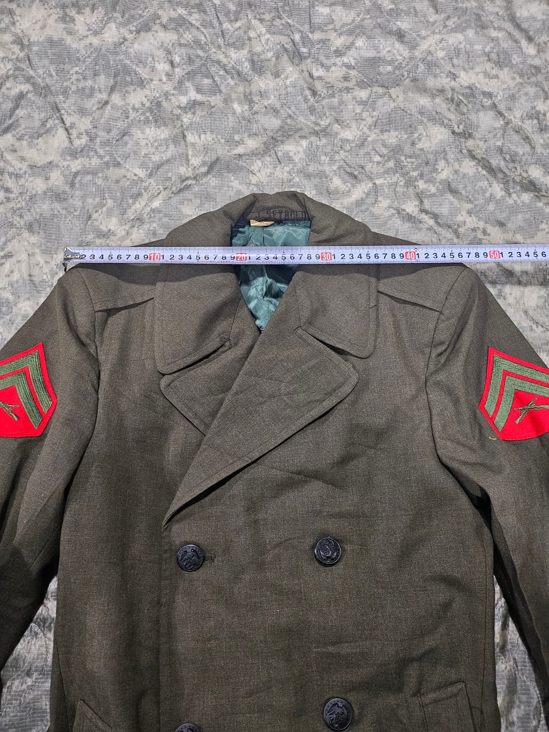 70s 미군오리지날 세이즈그린 울코트 상품이미지6