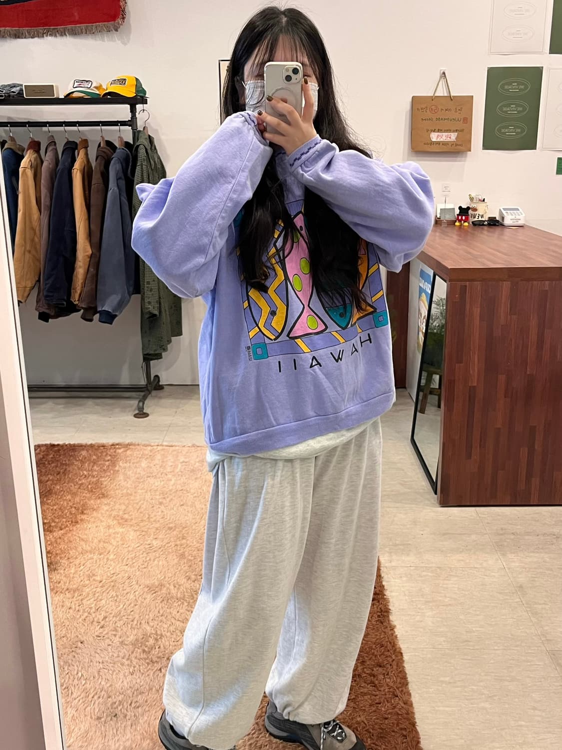 90s Fresh Produce HAWAII 스웻셔츠 (made USA) 상품이미지2