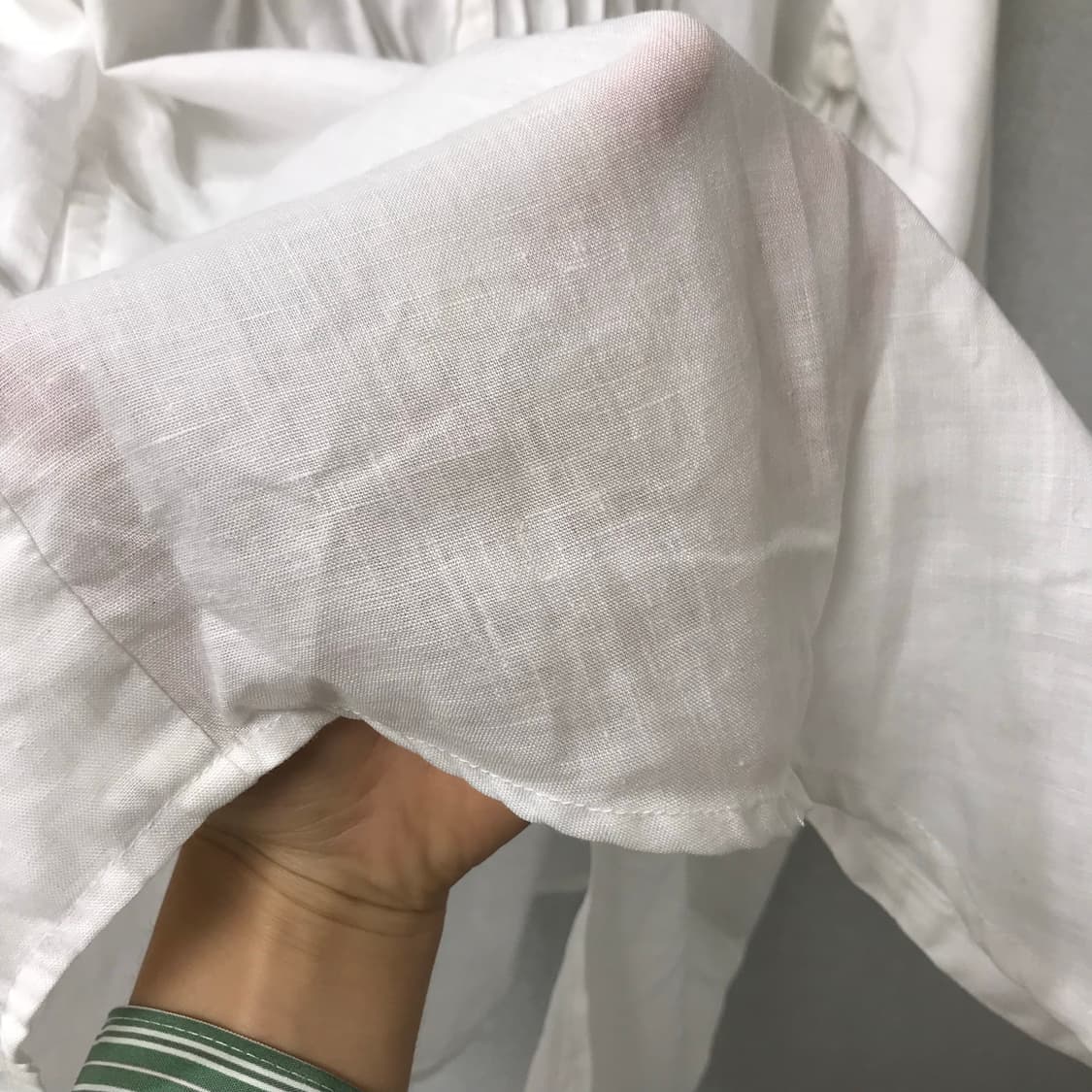 레이어드 화이트 원피스 블라우스  상품이미지5