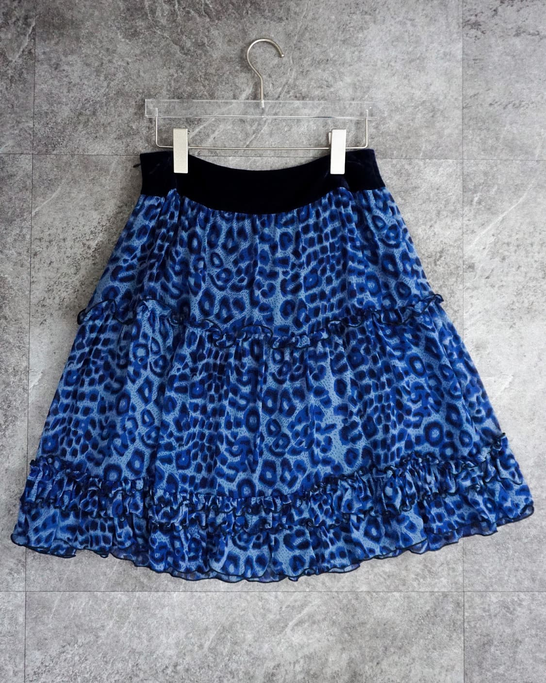 Blue Leopard Skirt 상품이미지2