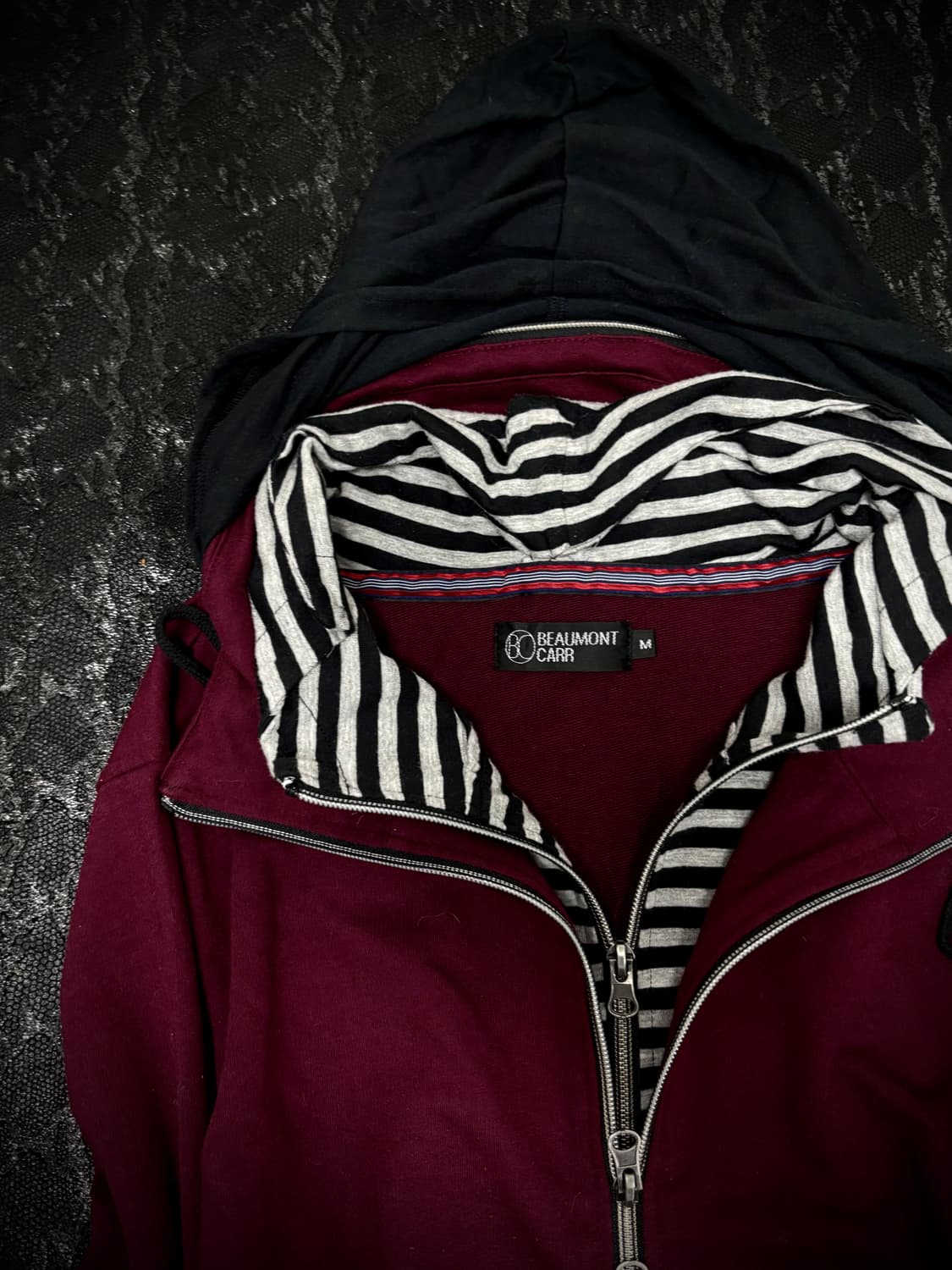 “BEAUMONT CARR” Stripe Layered Bono-Hood 상품이미지5