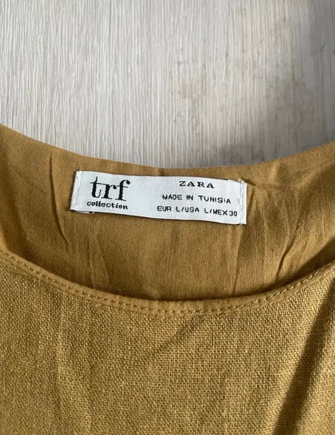 ZARA 자라 린넨 혼방 원피스 L 상품이미지2