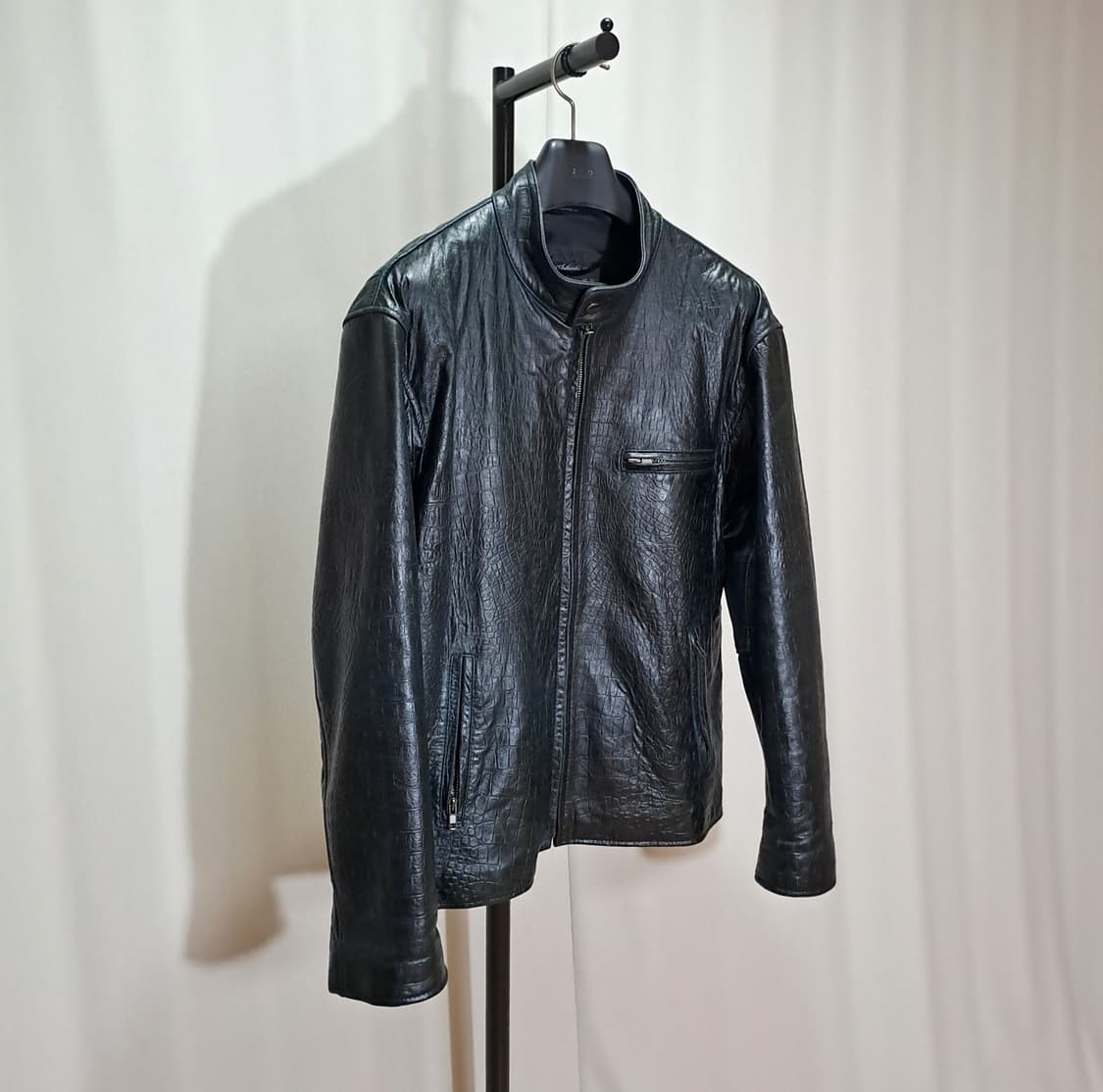 (택포) 악어패턴 양가죽 싱글자켓 110 B111 상품이미지3